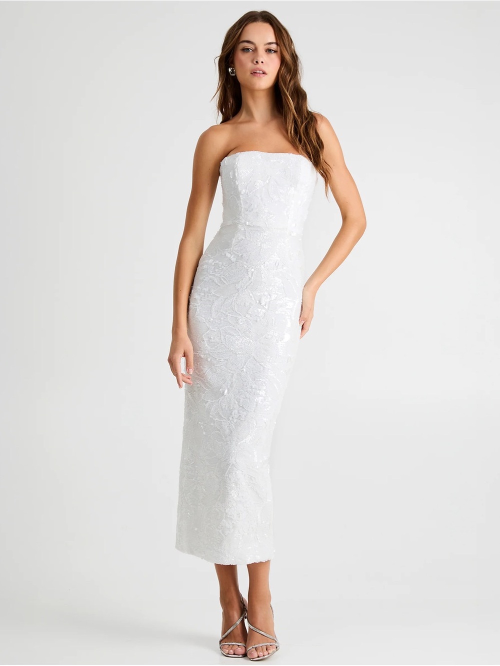 New Helsi Leslie Pattern Sequin Gown